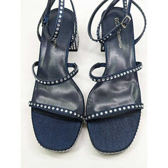BCBGeneration Lissena-2 Women's Rhinestones Platform Sandals Size 7.5 MSRP $109 - Picture 4 of 7